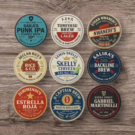 2025-26 Arsenal Beers Mats