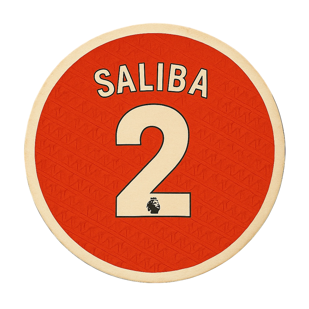 2025-26 Home kit Arsenal Beers Mats