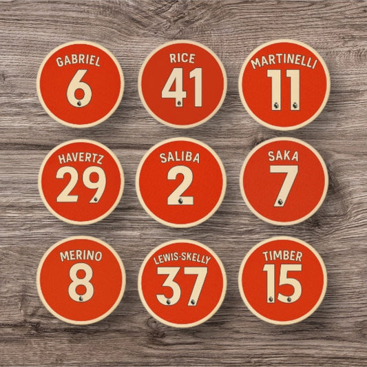 2025-26 Home kit Arsenal Beers Mats
