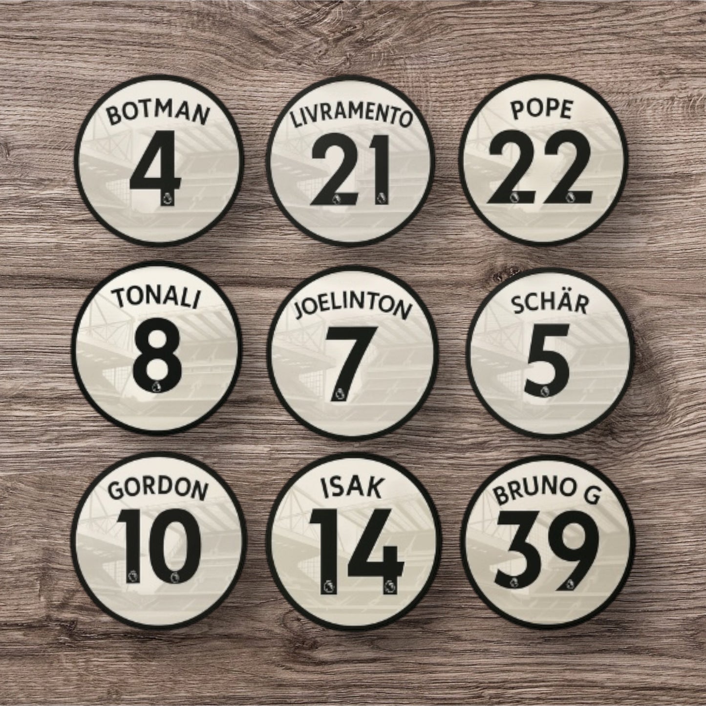 2025-26 Home kit Newcastle Beers Mats